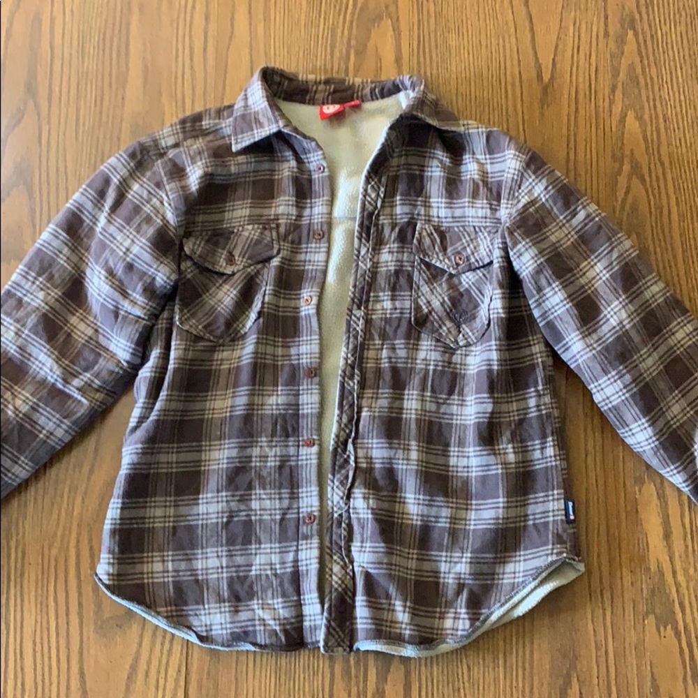 ELEMENT Brown Fleece-Lined Jacket, Medium Unisex
